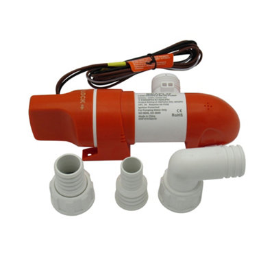 Automatic Boat Bilge Pump 1100GPH 24V (Marine Low Profile Built in Float Switch)