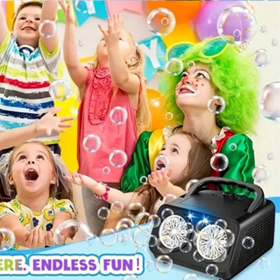 Bubble Gun Purple Reenovan Automatic Bubble Machine - 20,000+ Bubbles ...