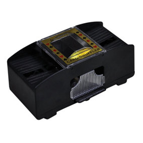 Automatic Card Shuffler - Casino Style 2 Deck Shuffler - Battery Powered