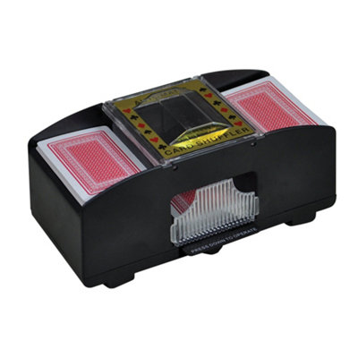 Automatic Card Shuffler - Casino Style 2 Deck Shuffler - Battery Powered