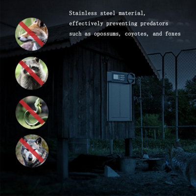 Automatic Chicken Coop Door, Electric Chicken Coop Door, Auto
