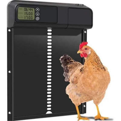 Automatic chicken coop door with timer anti pinching chicken coop door ...