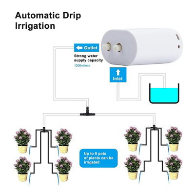 Automatic Drip Irrigation System Plant Controller Self Watering Kit