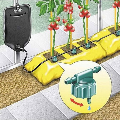 Automatic Holiday Plant Watering System Gravity Fed Irrigation Water