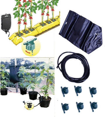 Automatic Holiday Plant Watering System Gravity Fed Irrigation Water Drip Kit