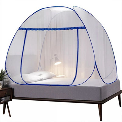 Automatic Pop-Up Bed Mosquito Net - Portable & Foldable Insect ...