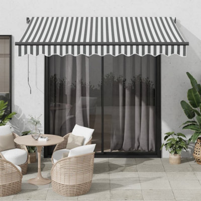Automatic Retractable Awning Garden Sun Shade Canopy Gazebo for Back ...