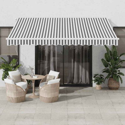 Automatic Retractable Awning Garden Sun Shade Canopy Gazebo for Back ...