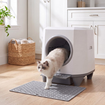 Automatic Self-Cleaning Cat Litter Tray 80L Enclosed Box WiFi App Large ...
