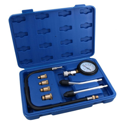 Automotive Petrol Engine Compression Tester Testing Kit For Cars Bikes 0 - 300psi
