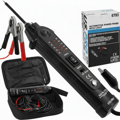 Automotive Power Probe 2 to 24 Volt Digital Multi Circuit Tester 5m ...