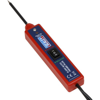 Automotive Test Probe with Work Light for Continuity and Polarity Testing
