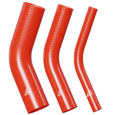X AUTOHAUX 54mm 2.13" ID 45 Degree Elbow Silicone Reducer