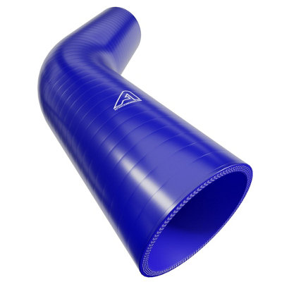 AUTOSILICONEHOSES 45 DEGREE SILICONE ELBOW HOSE BLUE - 45MM HIGH-TEMP ...