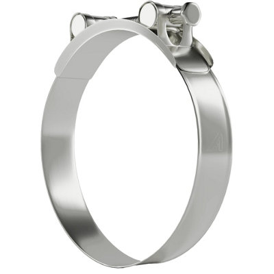 Aazon.co: 2.5 Inch Stainless Steel T-Bolt Hose Claps, Clap Range 71 - View #2