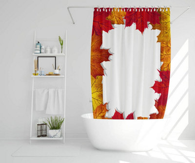 Autumn Border (Shower Curtain) / Default Title Price Comparisons | Compare The Build