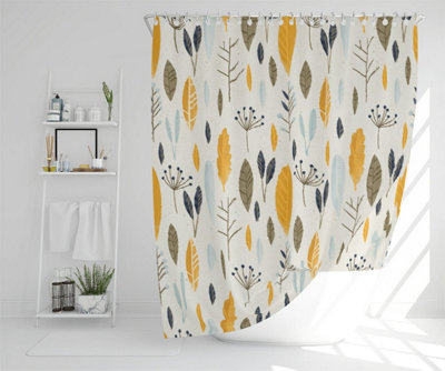 Autumn floral illustrations (Shower Curtain) / Default Title Price Comparisons | Compare The Build
