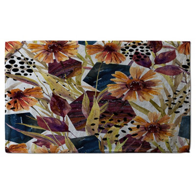 Autumn Geometric Flowers (Bath Towel) / Default Title Price Comparisons | Compare The Build