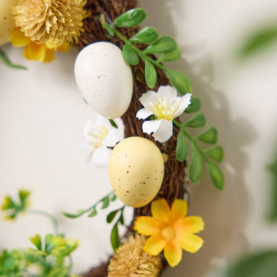 Autumn Harvest Floral Front Door Halloween Decorations Halloween Wreath 32cm - 3