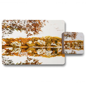 Autumn Lake (Placemat & Coaster Set) / Default Title
