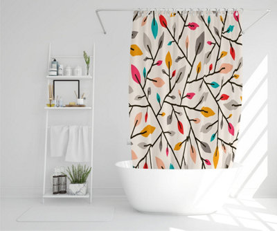 autumn leaves and twigs (Shower Curtain) / Default Title Price Comparisons | Compare The Build