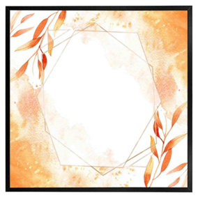 Autumn leaves (Picutre Frame) / 20x20" / White