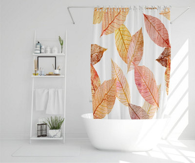 Autumn toned skeleton leaves (Shower Curtain) / Default Title Price Comparisons | Compare The Build
