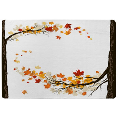 Autumn Trees Designer Special Soft Home Rug