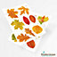 Autumnal Leaves Window Stickers