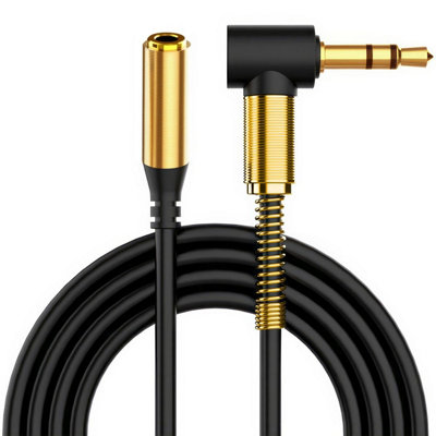 Yeung Qee 3.5mm Aux Cable 0.3m, 3.5mm Male To Male Stereo Audio Cable Audio Auxiliary Cord For Headphones, Car, Laptops,Android Smart Phones& More (30CM/1FT - View #3