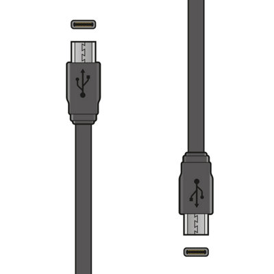 AV:Link 113.015UK USB C-C Charging Lead 20cm
