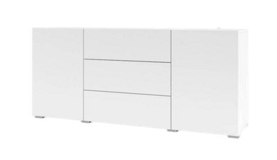 Ava 26 Elegant White Sideboard Cabinet - W1400mm x H630mm x D350mm - Perfect for Modern Dining Rooms