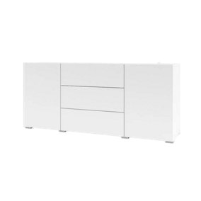 Ava 26 Elegant White Sideboard Cabinet - W1400mm x H630mm x D350mm - Perfect for Modern Dining Rooms
