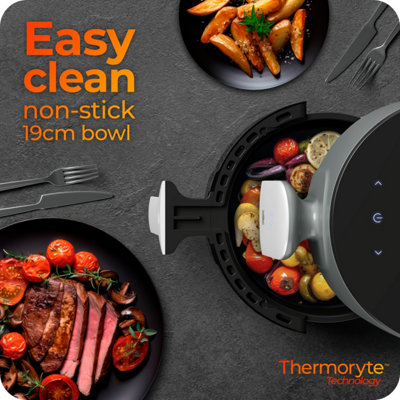 Avalla A-177 Air Fryer Digital Oven 12-in-1: 5L Non-Stick, 5-7 Portions, Energy Saving Airfryer, Crisping Tray, Overheat Protect