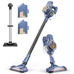 Avalla D-3 Cordless Vacuum Cleaner, 150W Adjustable Battery Handheld Mode Power + Stand Bundle: 2 x Battery Pack, 1 x Floor Stand