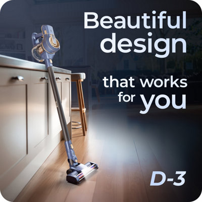 Avalla D-3 Cordless Vacuum Cleaner, 150W Hair Bundle: 1 x Mega-Glide Zero-X Attachment