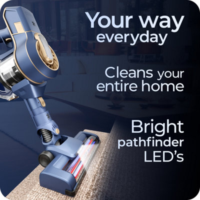 Avalla D-3 Cordless Vacuum Cleaner, 150W Hair Bundle: 1 x Mega-Glide Zero-X Attachment
