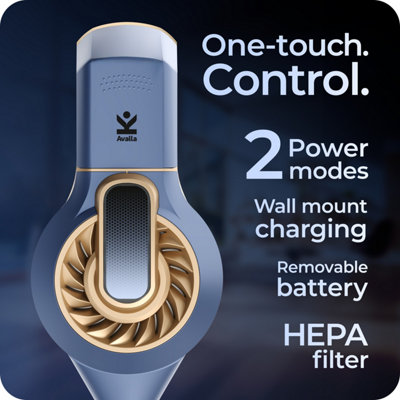 Avalla D-3 Cordless Vacuum Cleaner, 150W Hair Bundle: 1 x Mega-Glide Zero-X Attachment