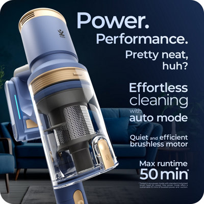 Avalla D-70 Cordless Vacuum Cleaner 8-in-1 Power Bundle: 2 x 300W Battery Pack, Double the Cleaning Power Stick Vacuum Cleaner