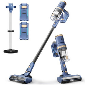 Avalla D-70 Cordless Vacuum Cleaner 8-in-1 Power + Stand Bundle: 2 x 300W Battery Pack, 1 x Floor Stand 1 x Stick Vacuum Cleaner