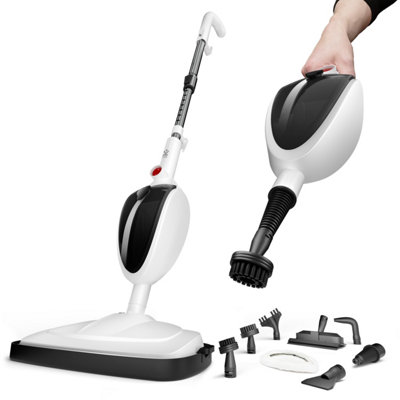 Avalla T-5 High Pressure Steam Mop and Handheld Mode Steam Cleaners, 75% More Steam, Combi-Clean