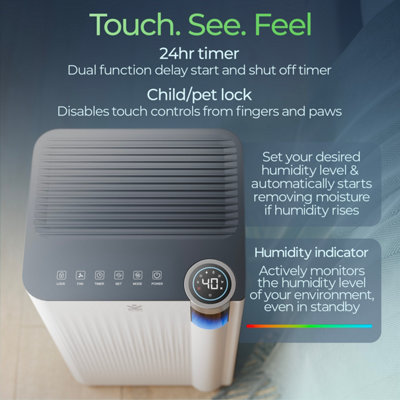 Avalla X-550 Portable Dehumidifier and Air Purifier combo. For