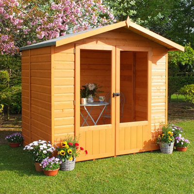 Avance Shiplap Summerhouse Garden Sun Room Approx 7 x 5 Feet