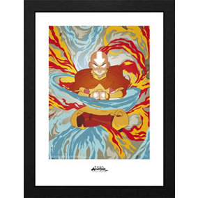 Avatar Aang Avatar State 30 x 40cm Framed Collector Print