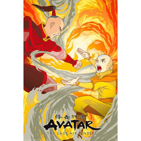 Avatar Aang vs Zuko 61 x 91.5cm Maxi Poster