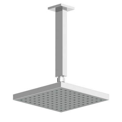 Aveli Ceiling Modern Drencher Head 200mm Chrome Square Rainfall Fixed ...