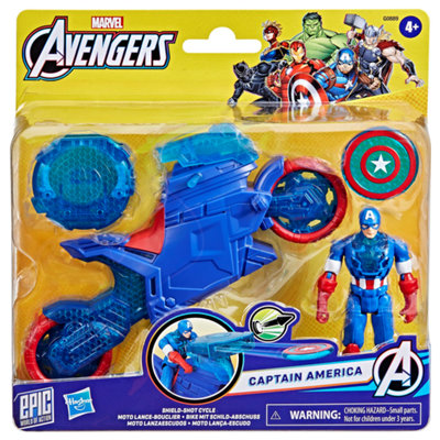 Avengers Captain America Shield Shot Cycle Vehicle