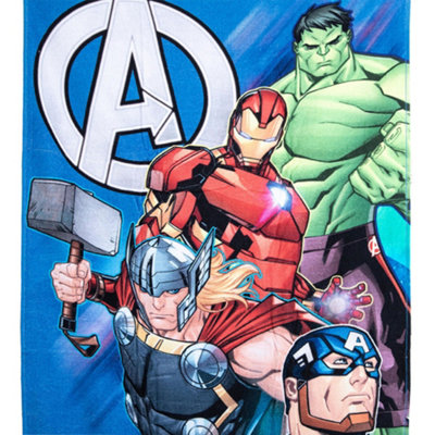Avengers Characters Towel Multicoloured (One Size)
