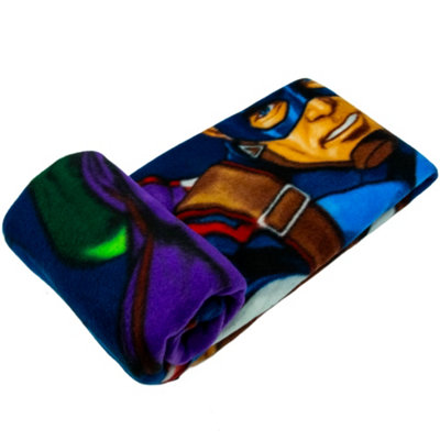Avengers Fleece Logo Blanket Multicoloured (One Size) - 3