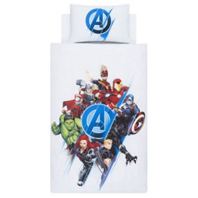 Avengers Single Panel Duvet Set 100% Cotton
